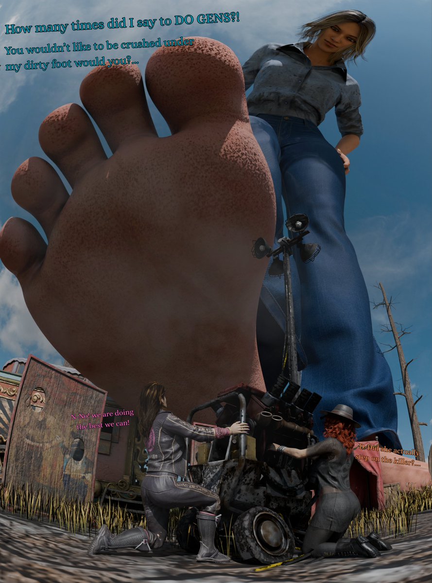 GTS_Kat's tweet image. 🪝| When those random teamates will do anything but a generator... #Giantess #SizeTwitter #DeadByDaylight