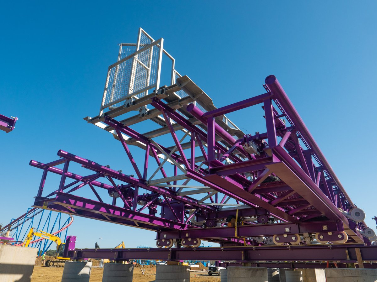 Construction is moving along at Six Flags Great Adventure! 🏗

Work continues on Project Purple, Barrels O’ Fun and flat rides coming to Shoreline Pier.

Shoreline Pier remains on track for a late spring debut and Project Purple will be opening in 2027. ⛱️

📸: Matt Kaiser