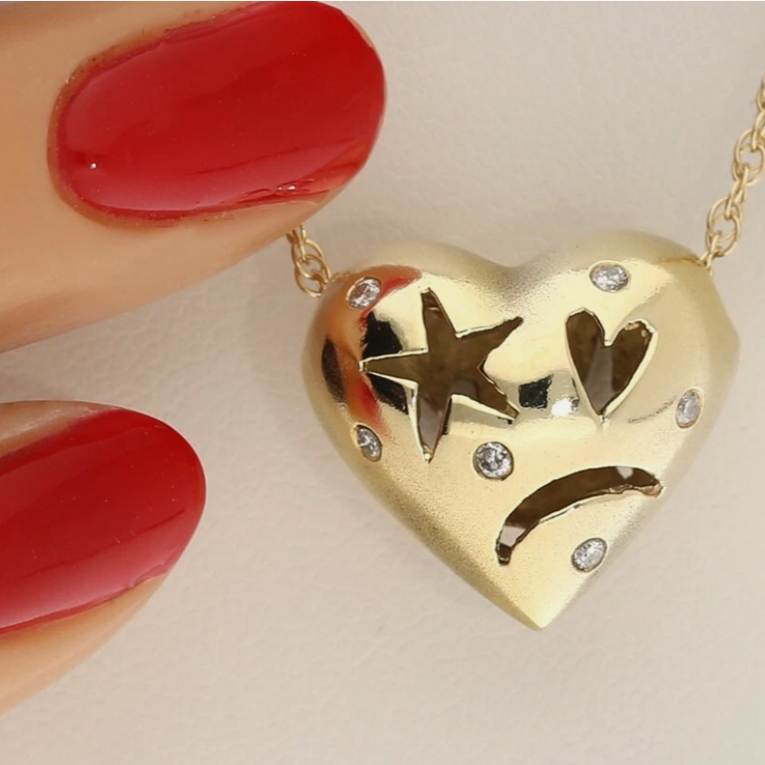 adinajewelers's tweet image. Give your heart, the moon and the stars to mom this  Mother's Day! This gold puff heart features natural diamonds in a stellar heart design. Only $1,009.80 #MothersDay #DiamondHeart #NaturalDiamonds

ebay.com/itm/3750699842…