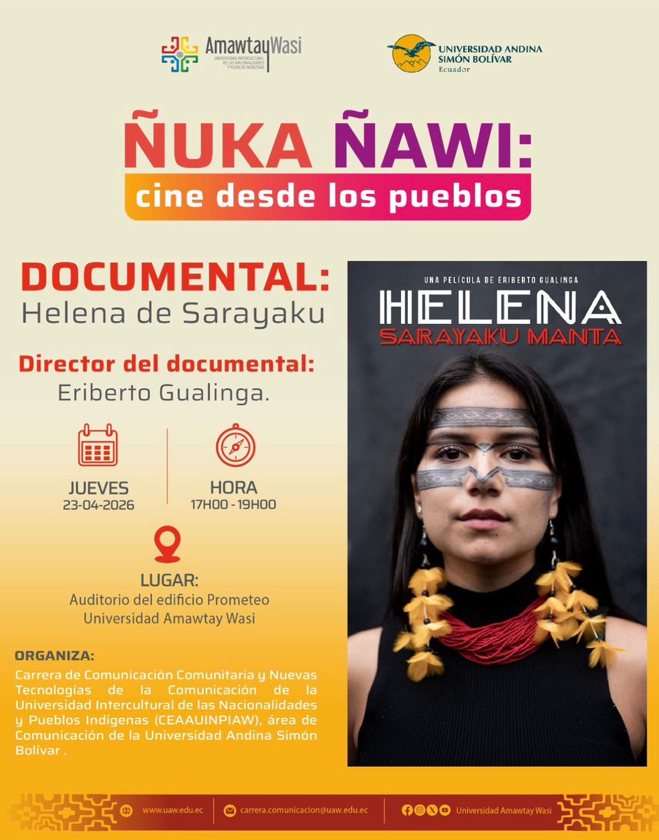 Área de Comunicación UASB tweet media
