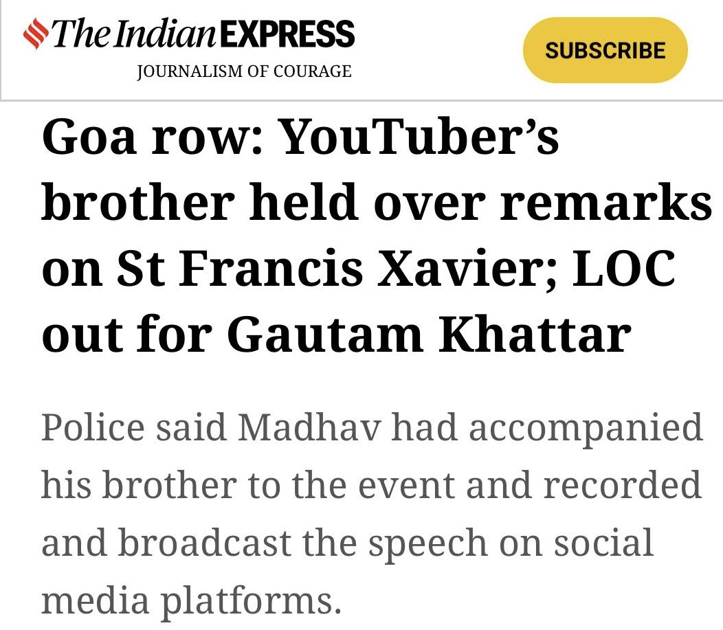 sanjaytirdiya's tweet photo. @Eternaldharma_ Not much to worry about, as the demise of the so called #Hindus who sometimes like themselves to be called as #SanataniHindus, is already inscribed in this post.
Brahman, Kshatriya....blah blah blah....
The #GoaPolice is hunting one #GautamKhattar for calling out #StXavier !! https://t.co/ms1r1xxYxU