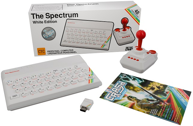 atisal's tweet image. #TheSpectrum White Edition de @PLAION_ES, inspirada en la leyenda del “one millionth”, ya disponible.
Esta versión de The #Spectrum incluye:
- Un joystick blanco a juego con microinterruptores.
- Una unidad USB THEMICRODRIVE personalizada.
atisal.com/the-spectrum-w…