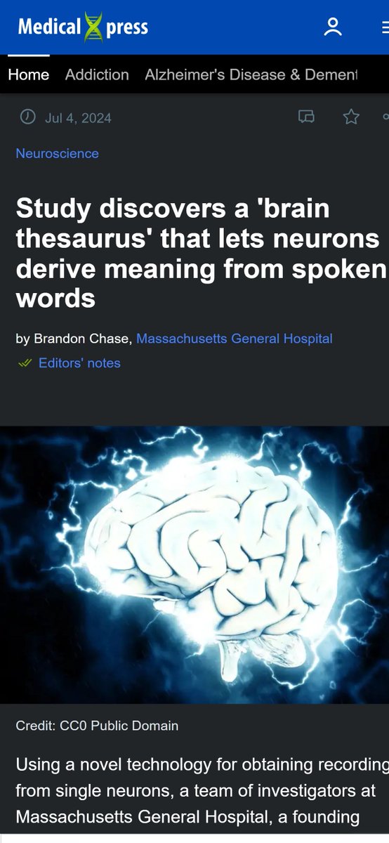 Study discovers a ‘brain thesaurus’ that lets neurons derive meaning from spoken words