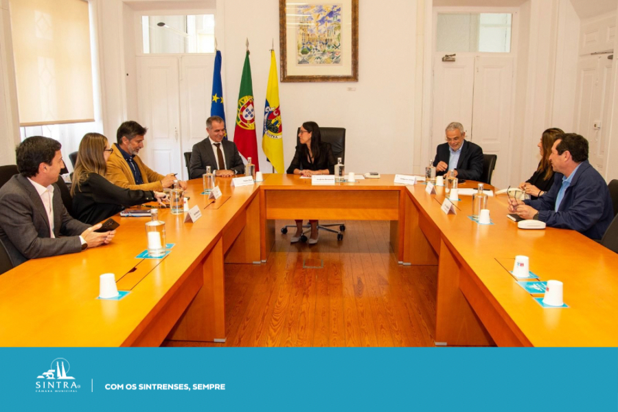 camaradesintra's tweet image. Uma reunião de trabalho com Pedro Dias, secretário de Estado do Desporto. 
Um momento na Câmara de Sintra, para Andreia Bernardo dar a conhecer o que está a ser feito numa área onde atletas e equipas Sintrenses estão a dar cartas.

#sintra #camaradesintra #comossintrensessempre