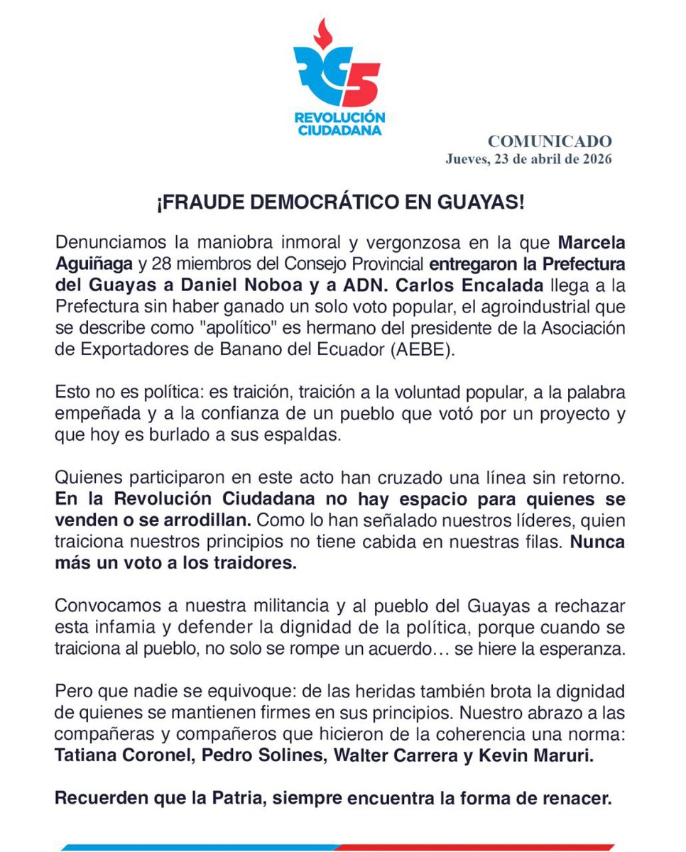 Revolución Ciudadana tweet media