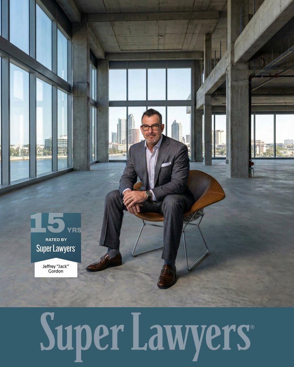 FightNegligence's tweet photo. 👏 Jeffrey "Jack" Gordon celebrates 15 years as a Superlawyer.
.
.
.
.
#superlawyers #jackgordon #thetriallawfirmtrustedbylawyers #maneygordon #maneygordontriallawyers #medicalmalpractice #personalinjury #tampalawyer #fightnegligence #legal #tampalawfirm https://t.co/jya2SxXCS0