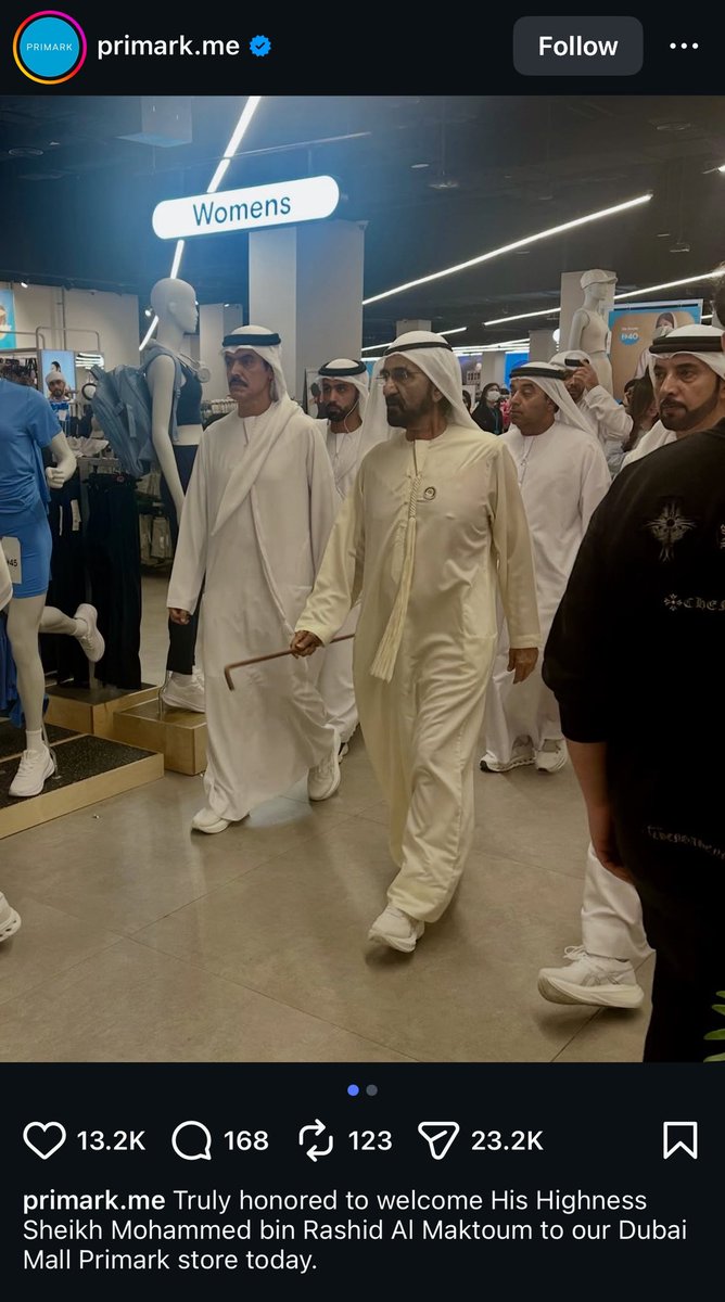 It’s Dubai’s biggest lingerie section, I understand