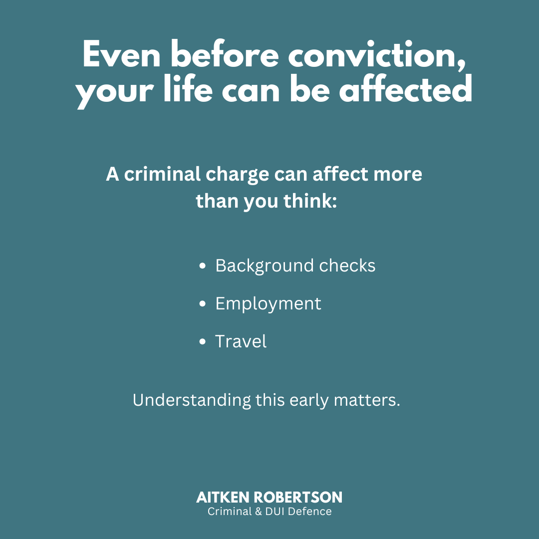 A charge can impact your life before conviction.

Work. Travel. Background checks.
Know this early.

📞 1-800-668-1657
🌐 fightthecharges.com

#criminallaw #criminaldefence #ontariolaw #legalhelp #knowyourrights #legaleducation #defencelawyer #criminalcharges