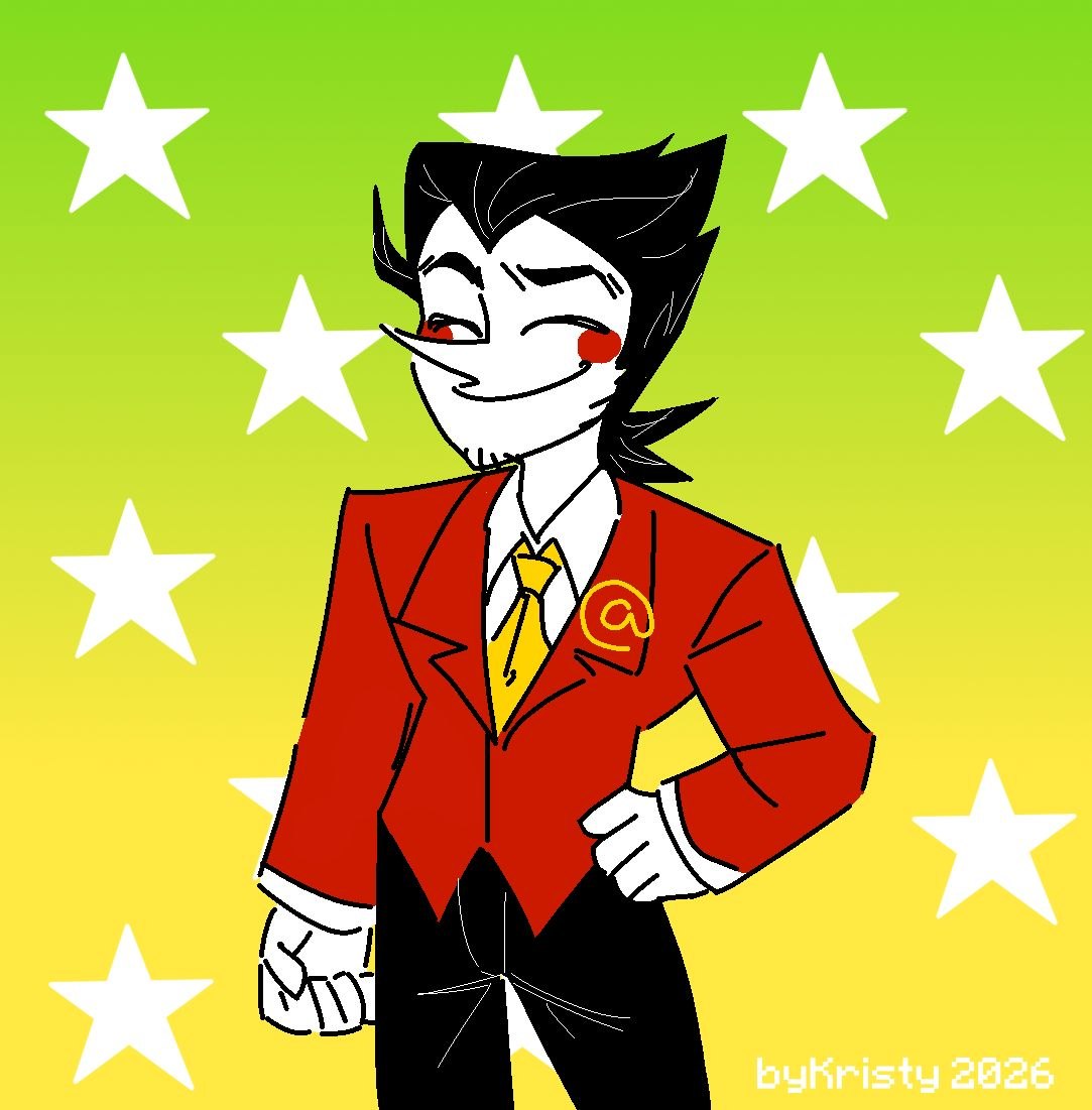 I was bored so I drew his with the mouse.. For no reason 
#spamton #deltarune