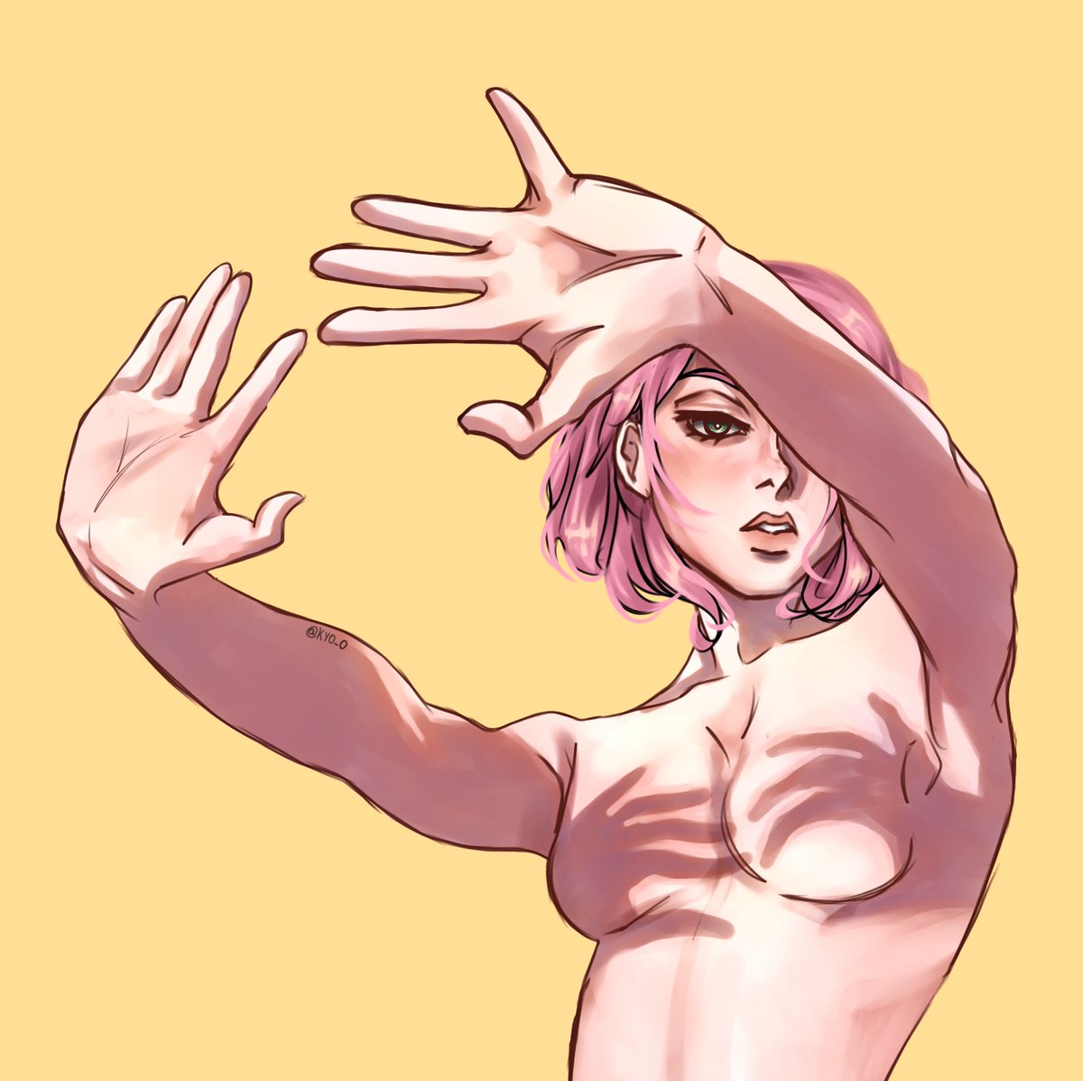 kyoy_o's tweet photo. Tive que desenhar minha diva nessa trend 
#sakuraharuno https://t.co/BsICFD7AYG