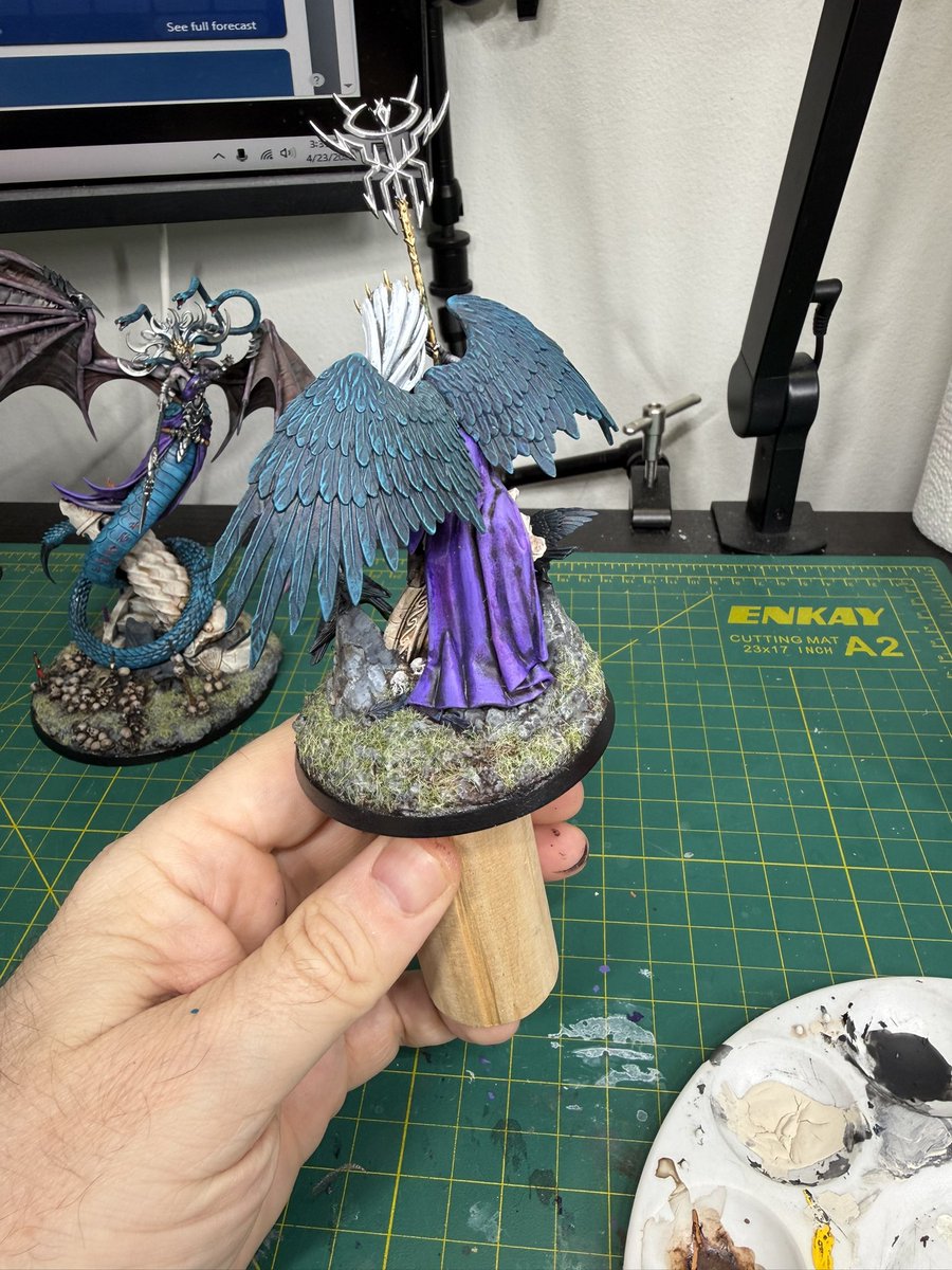 TBLHobbies's tweet photo. Finished up Krethusa the Croneseer for the Daughters of Khaine commission #daughtersofkhaine #warhammercommunity #warhammer #aos #ageofsigmar #gamesworkshop https://t.co/7DyGamrphj