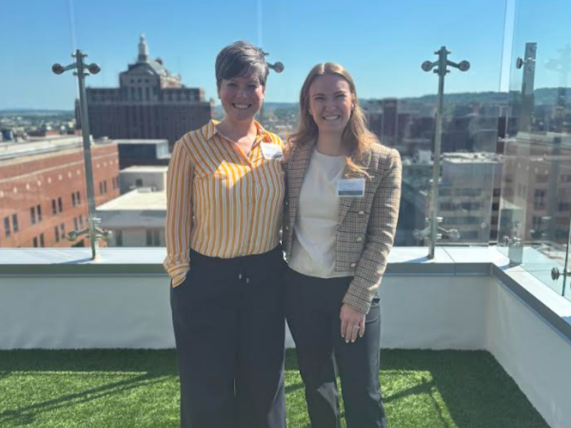 RehabHospofIN's tweet image. Last week marked another step forward in advancing brain injury rehabilitation.

Lindsay Heffron, Outpatient PT, and Elizabeth Strong, Outpatient Therapy Services Manager, represented RHI at the 18th Annual Traumatic Brain Injury Model Systems Leadership Forum. 

#TBI #Research