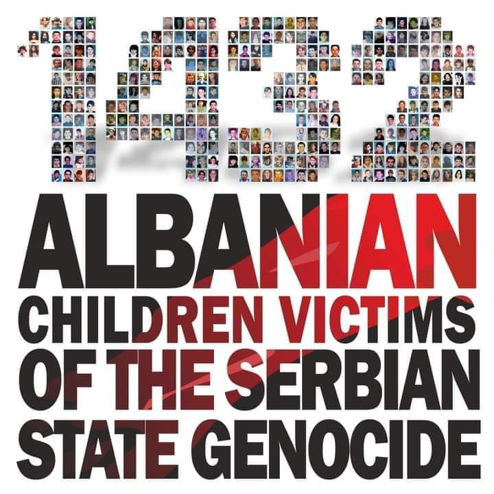 Rest in peace to all the innocent children killed in the Kosovo war thanks to Serbian genocide and ethnic cleansing. May they never be forgotten.