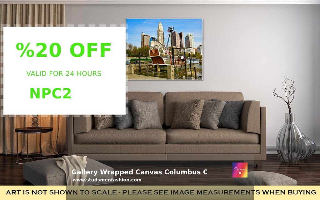 StudsmenFashion's tweet image. Transform your home with a stunning gallery wrapped canvas of Columbus, Ohio! Crafted by master artisans, this piece supports independent artists and offers unparalleled giclee quality. Perfect for #decor enthusiasts! Discover more at studsmenfashion.com 🌟 $129.95