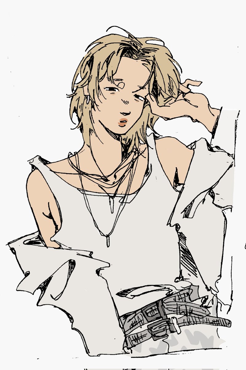 jimin looks really cool lately, i wanted to draw him...