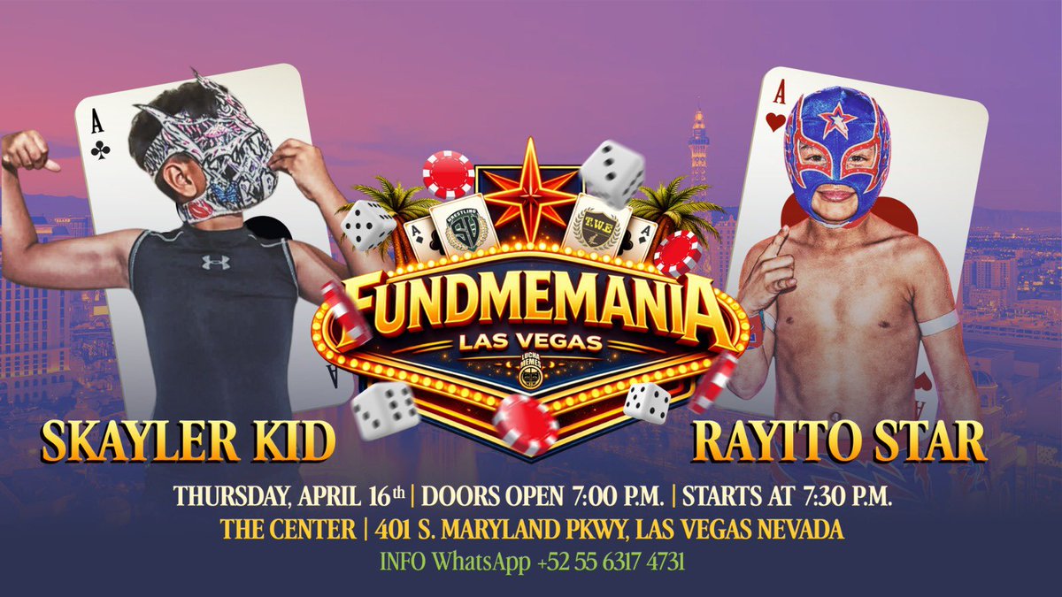 LuchaMemes's tweet photo. https://t.co/kCloqgGM8N the best way to support us father our show in Vegas if you wanna watch it it’s via donation , once you do your donation let us know so we send you the link , thanks a lot. https://t.co/LCnO9rLrzy