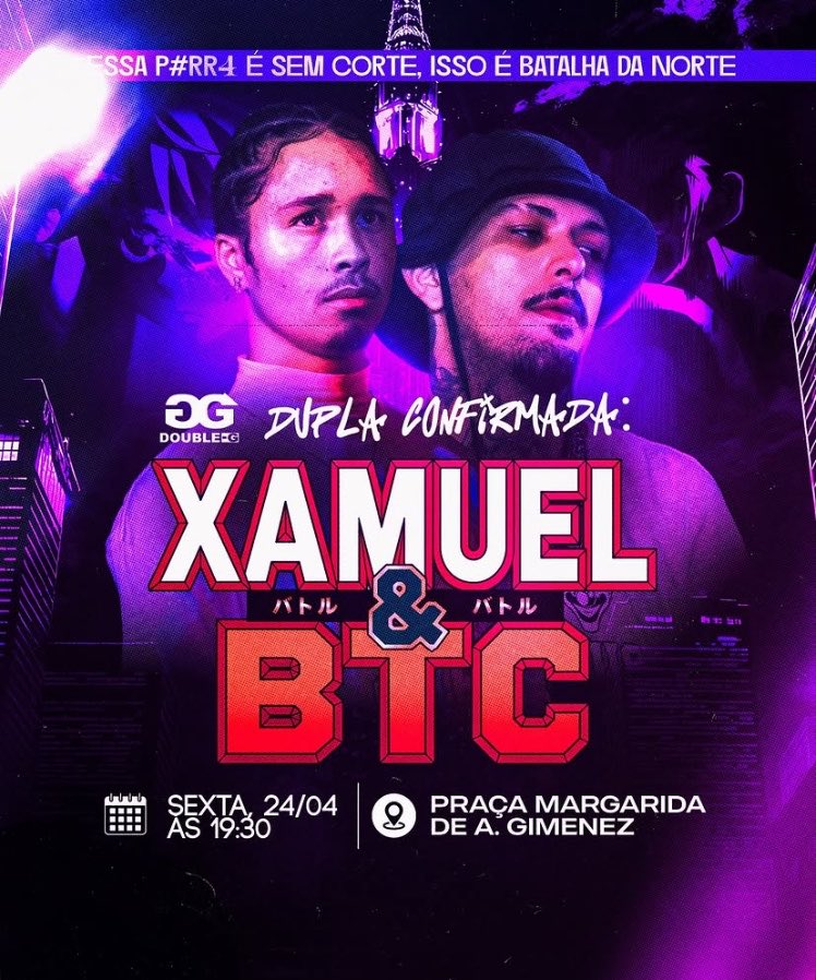 batalhadanorte_'s tweet photo. XAMUEL E BTC CONFIRMADOS!!!! https://t.co/A3SHm5QGQ1