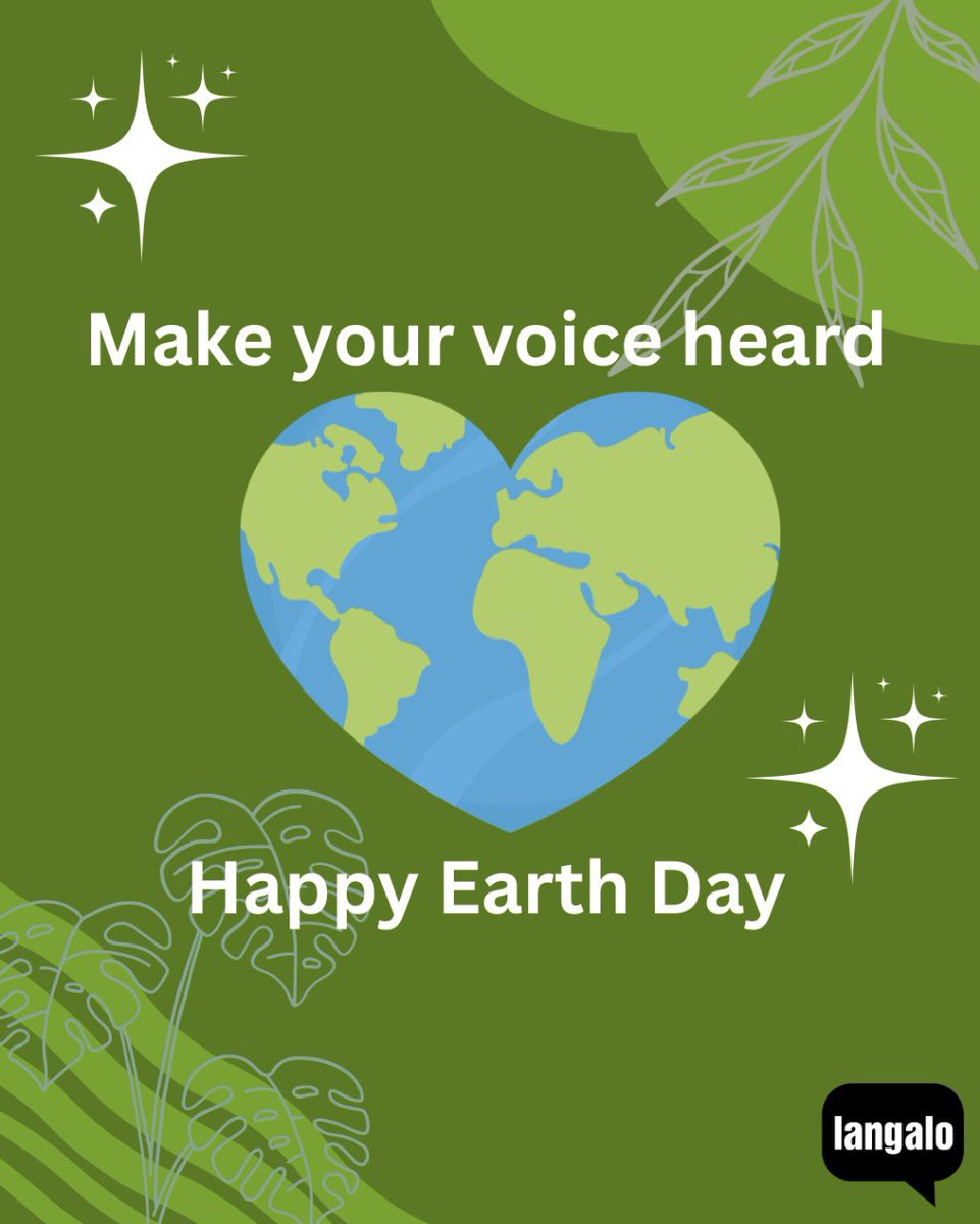 langaloinc's tweet photo. Posting this one day late to prove sustainability isn’t just a 24-hour trend 🌎💚

Happy Earth Day 🌱💙

#EarthDay #Sustainability #LanguageAccess https://t.co/A7mughdWR6