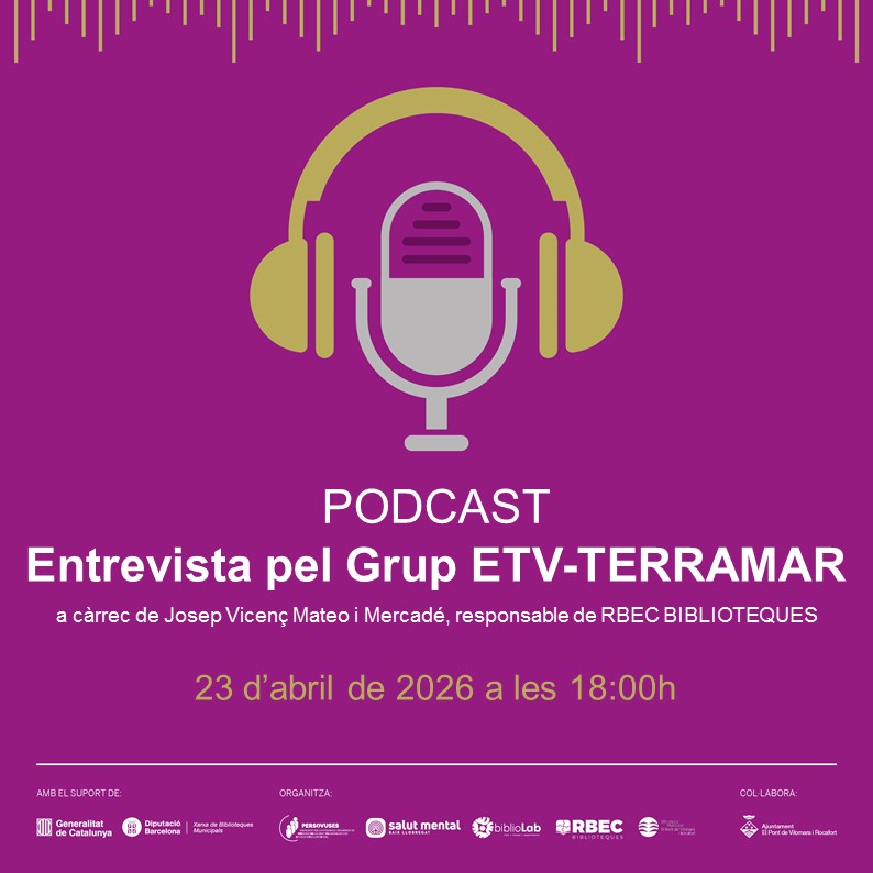 RbecBiblioteca's tweet photo. Josep Vicenç Mateo i Mercadé, coordinador del Projecte RBEC BIBLIOTEQUES, serà el responsable del tercer Podcast. https://t.co/DVVdbeAgRF