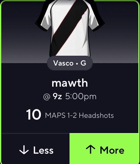 OMNIA_BETS's tweet image. Mawth O 10 HS 

They’re gonna get dogged but this line is low enough. Risky here boys ⚠️

@OMNIA_BETS 

#prizepicks #CS2 #CSGO #GamblingX