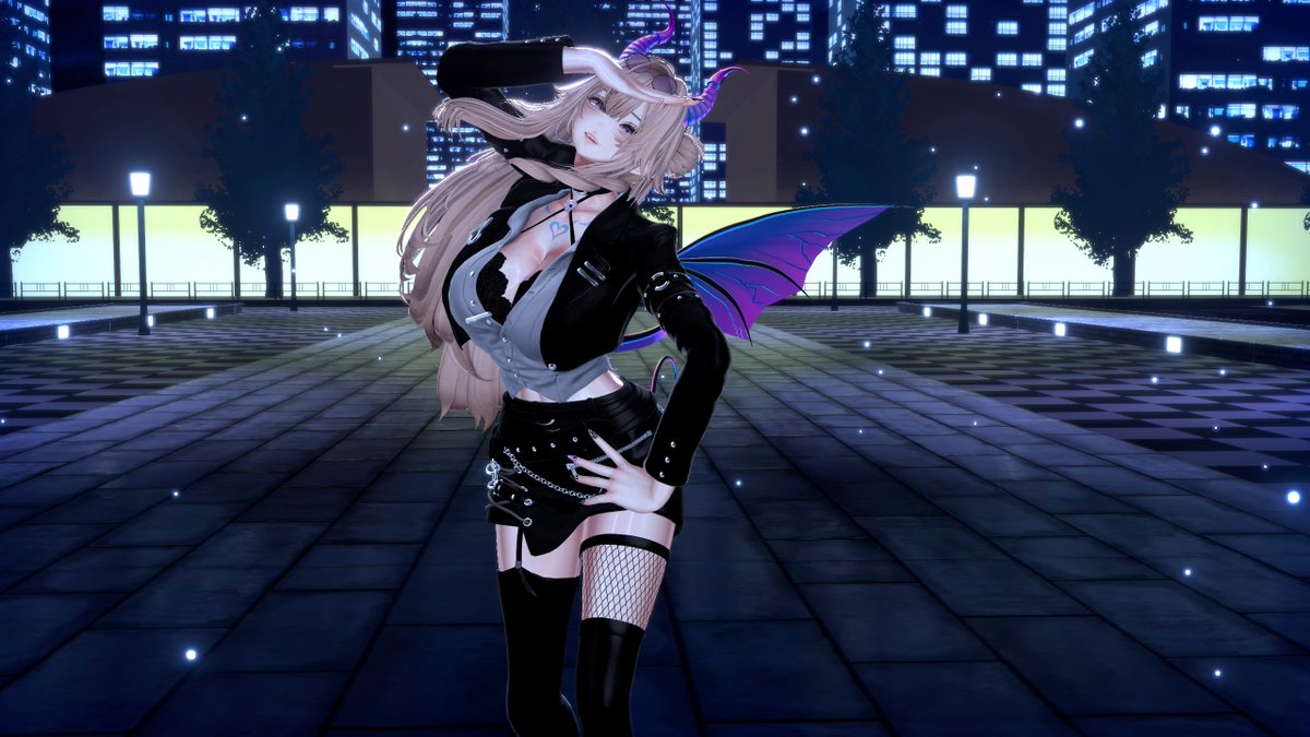 Arloriza's tweet image. Wow, I really love this outfit #VRChat