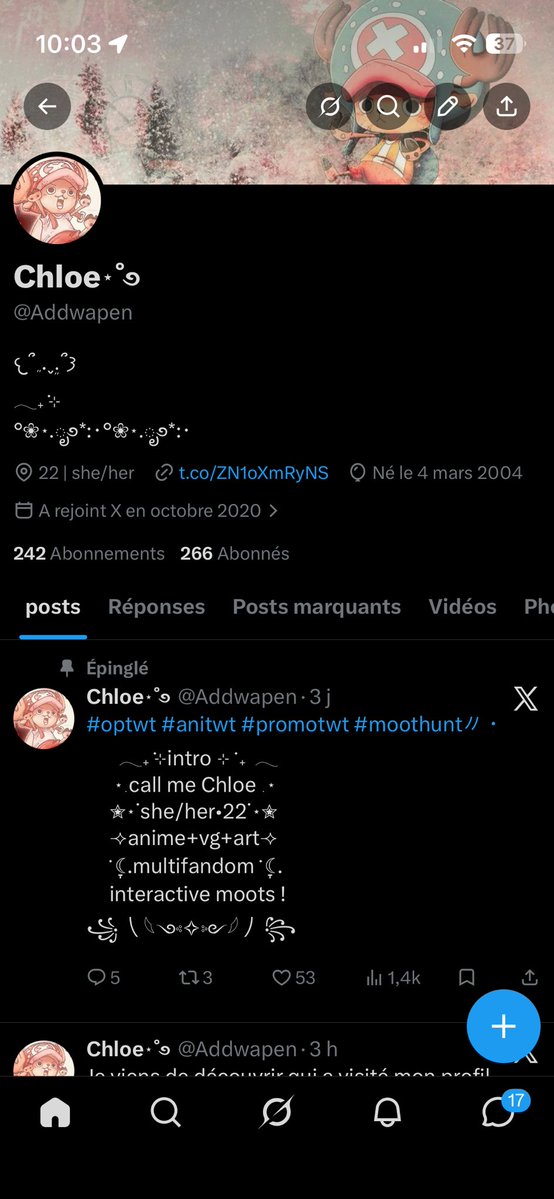 Chloe⋆˚࿔ tweet media