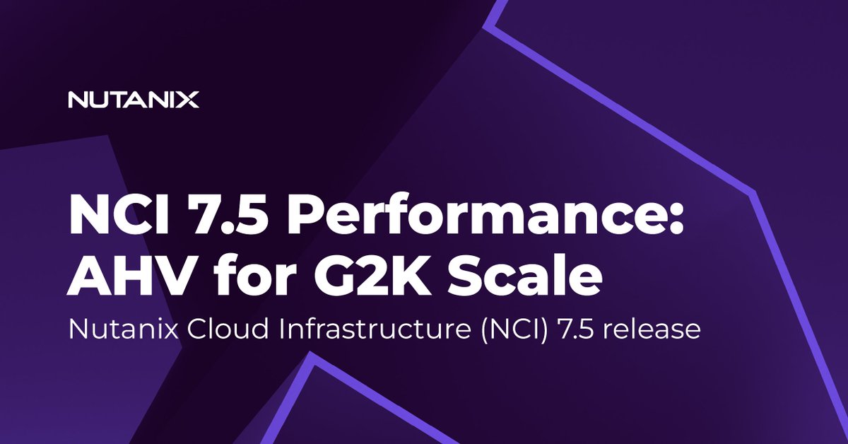 NutanixNation's tweet image. Bob Ball (PM) and Bhuvnesh Jain (Eng.) present an exploration into key areas of performance enhancement in NCI 7.5, including substantial improvements to upgrade/migration operations &amp;amp; core API performance for VM operations. nutanix.com/tech-center/bl… #nutanix #ahv #performance
