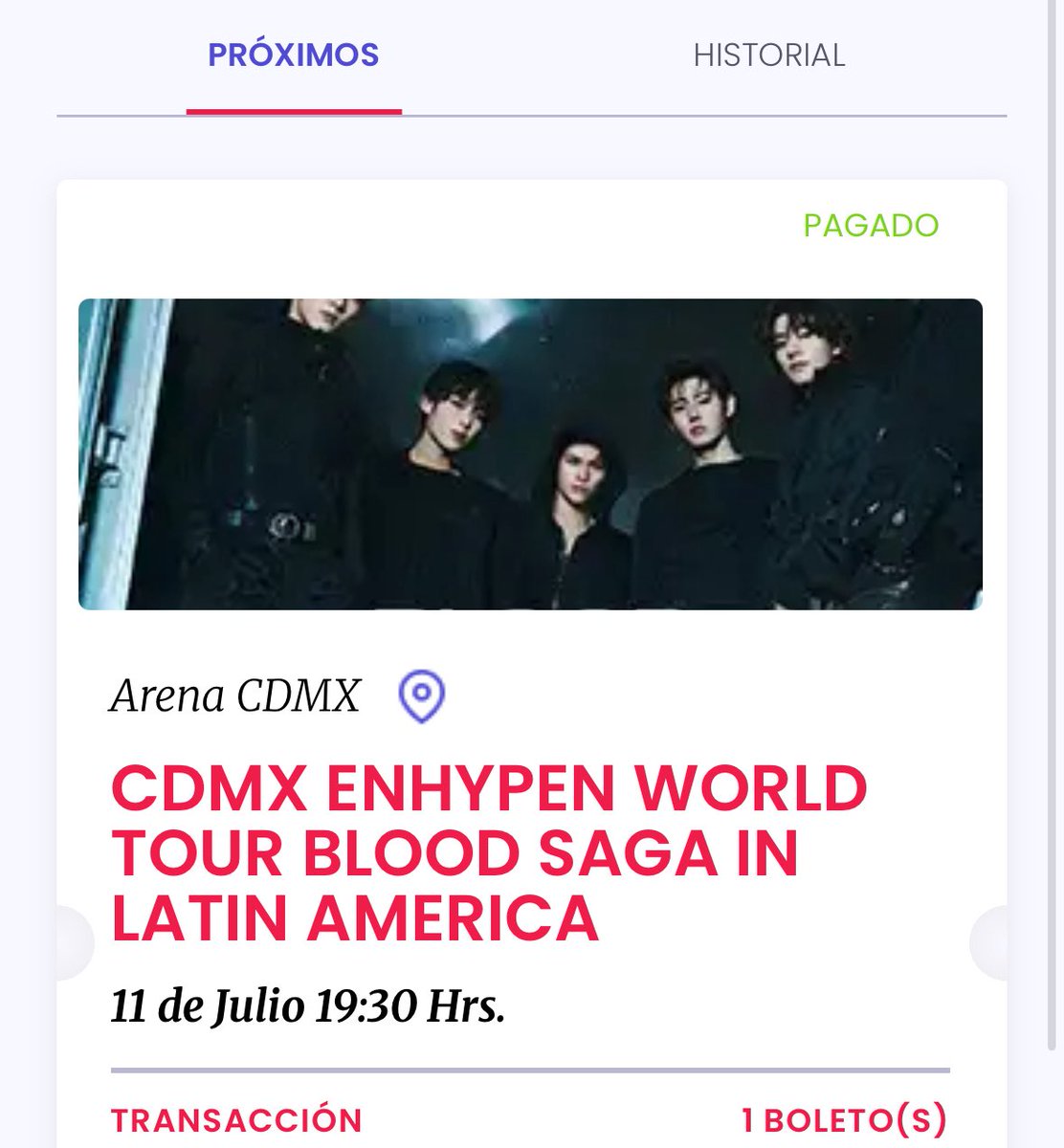 Hola si alguien ocupa un VIP2 para CDMX con gusto se los vendo (solo acepto pago completo) mándame mensaje a TikTok (@emiengene_ ) no soy revendedora, soy una fan que le acaban de estafar para una fecha de Estados Unidos y no puedo darme el lujo de quedarme sin dinero 🙏🏼#enhypen