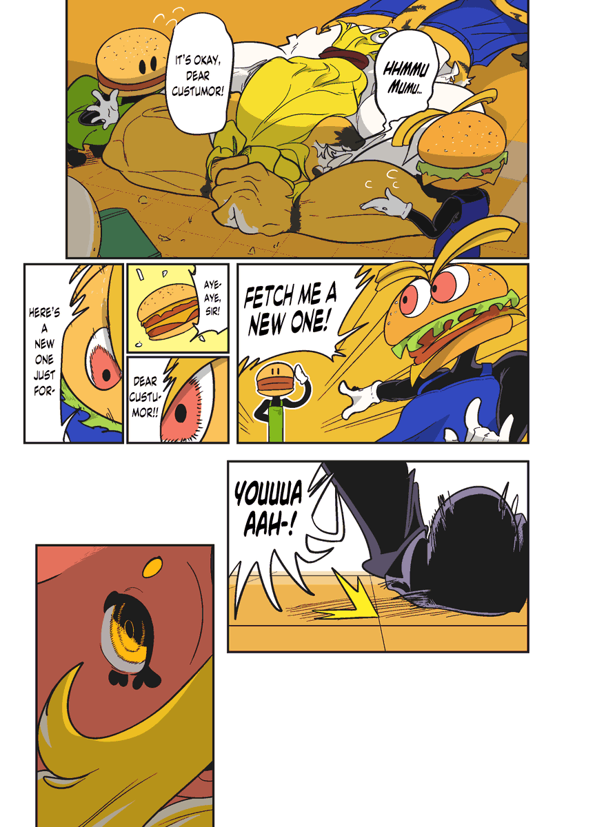 Momobo0045's tweet photo. Maka Ch - 8 - Burger 2/4 https://t.co/cNsMJTHo0L