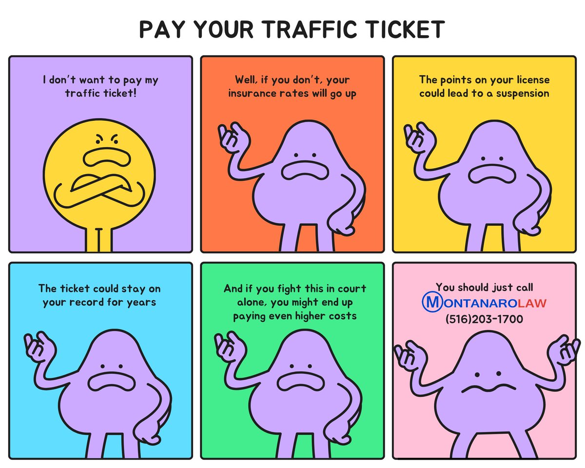 montanarolaw's tweet image. Traffic ticket trouble? Avoid the consequences. Call MontanaroLaw today! #TrafficTicket #LegalHelp #MontanaroLaw #TicketDefense #FightYourTicket #TrafficLawyer #LegalSupport #CourtHelp #TicketTrouble #LicenseSuspension

(516)203-1700
montanarolaw.com
info@montanarolaw.com