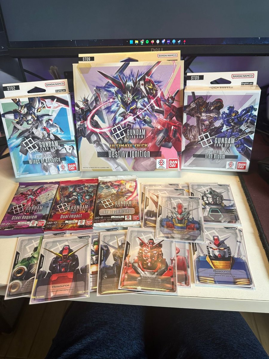 É oficial: Agora eu jogo Gundam TCG!!!!