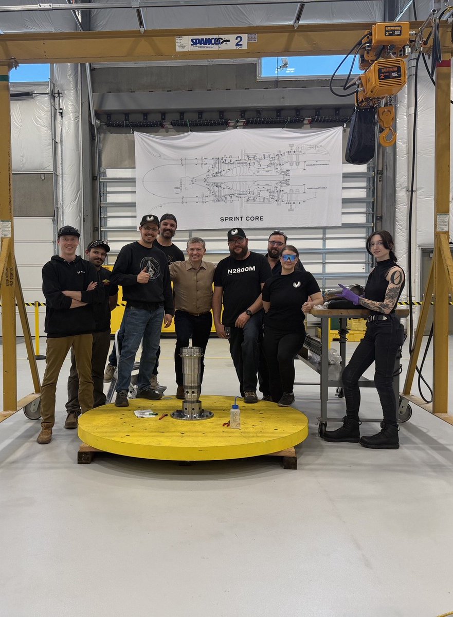 bscholl's tweet photo. Ladies and gentlemen, start your engine (assembly).

It's not too late to be part of the team that builds the first independently-developed supersonic jet engine. https://t.co/q4poeRykcH