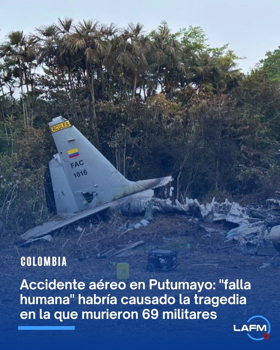 lafm's tweet image. #Colombia | Catalogada como una de las tragedias aéreas más graves de las Fuerzas Militares de Colombia, este siniestro dejó 69 muertos y 57 heridos.

Para más detalles de esta noticia, visite: lafm.com.co/orden-publico/…