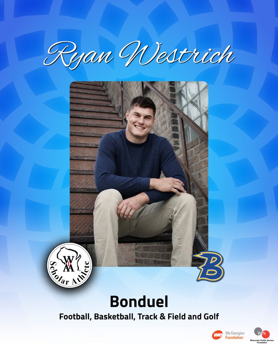 BonduelBears's tweet photo. We're incredibly proud to celebrate not one, but TWO #BonduelBears @wiaawi State Scholar Athletes in 2026! Honoring the very best of academics, leadership &amp; athletics, two recipients is truly exceptional. Congrats Ryan &amp; Mariah!
https://t.co/yEwlaF9gTO
💙💛 #WIAAScholarAthletes https://t.co/05g0sOMJS7