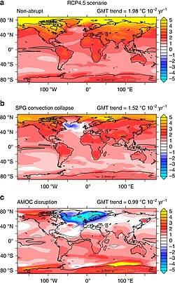todhale's tweet image. The AMOC will drastically slow in the coming decades and head to total collapse. The world changes for many thousands of years, our sliver of stable climate gone. Your grandkids will inherit chaos; you should be angry. Exxon knew, they all knew.