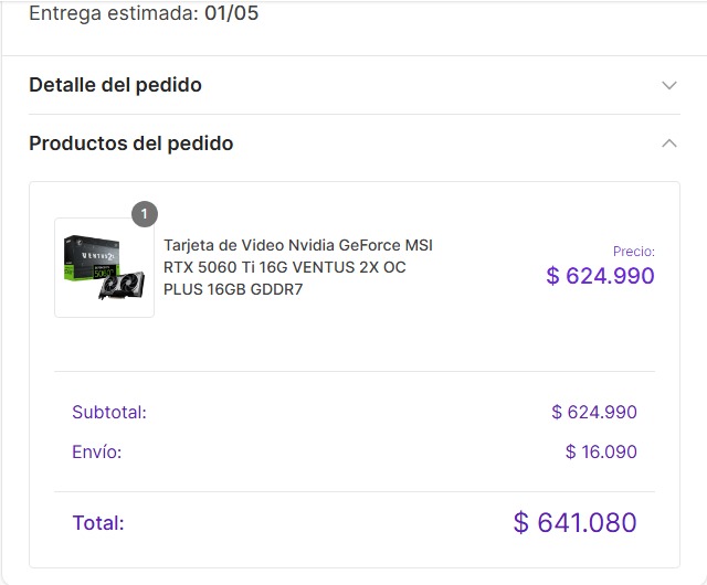 Zoidiano028's tweet image. Finally, after almost 11 years with my MSI GTX 970 Twin Frozr 4gb, I will be able to retire it; in a few days my new MSI RTX 5060ti Ventus 2X OC of 16gb will arrive.

#Nvidia #Msi