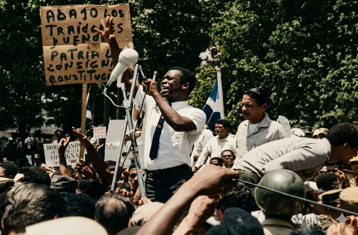 miprd's tweet image. El PRD conmemora la gesta de abril de 1965, cuando el pueblo dominicano se alzó en defensa de la libertad, la democracia y el orden constitucional 🇩🇴

Una historia de valentía que sigue viva en nuestra memoria.

📅 Viernes 24 | 9:00 a.m.
📍 Casa Nacional PRD

#PRD #24DeAbril