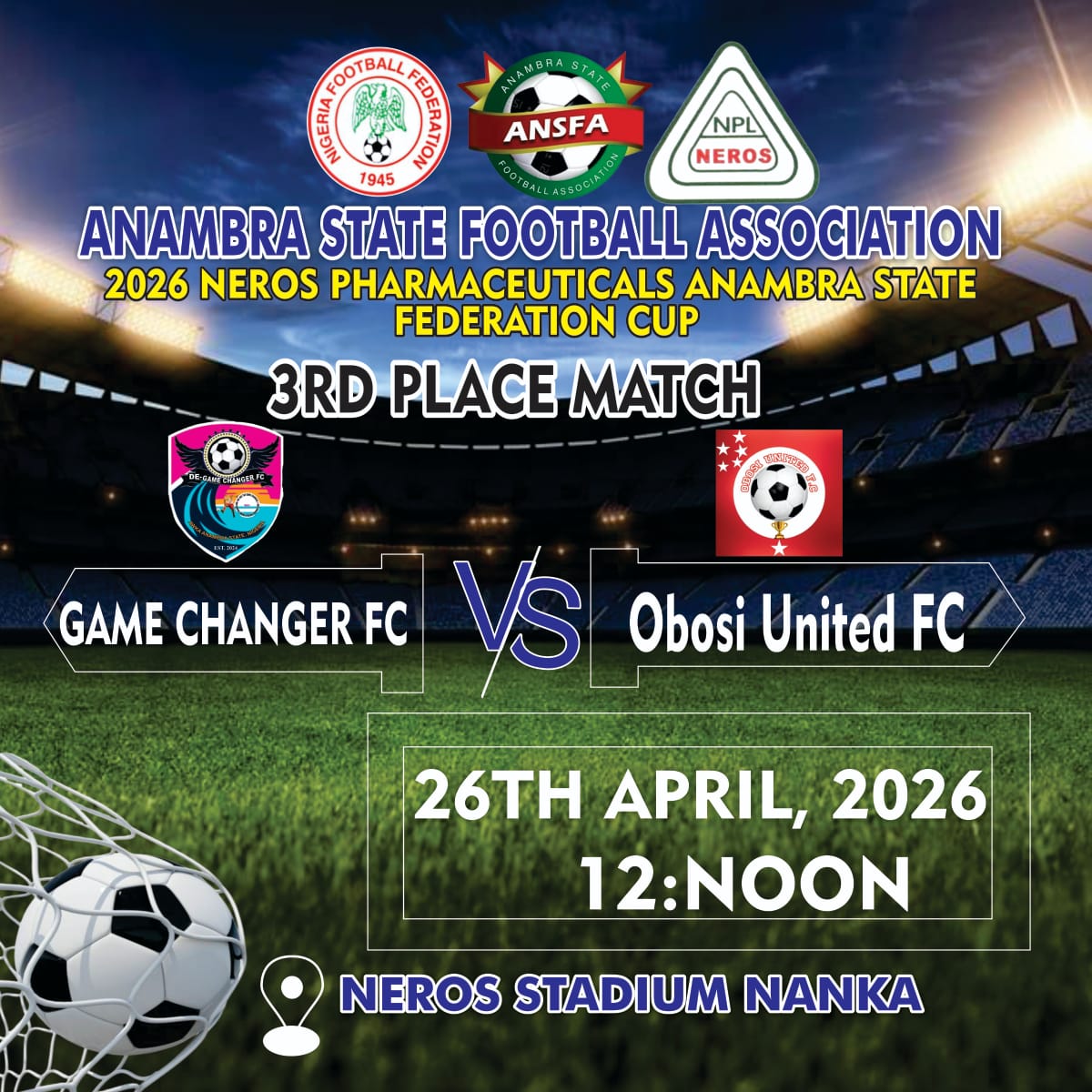 Anambra State Football Association (ANSFA) tweet media