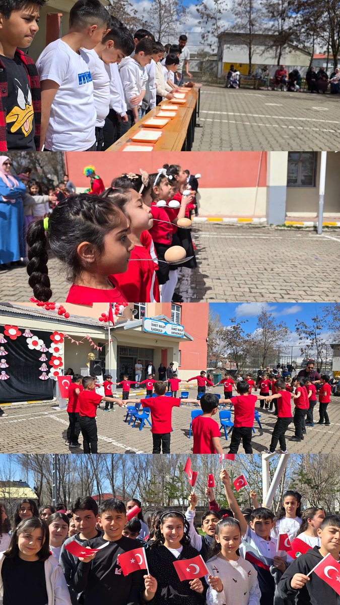 Balolukoo04's tweet photo. Geleceğimizin teminatı çocuklarımızın gözlerindeki ışıkla, Cumhuriyetimizin temellerinin atıldığı bu anlamlı günü büyük bir gururla kutluyoruz! 🇹🇷
​Okulumuzdaki 23 Nisan gösterilerinden en renkli kareler yayında. Bayramımız kutlu olsun! 🎈
​#23Nisan #UlusalEgemenlikveÇocukBayramı https://t.co/eetm4I5YTN