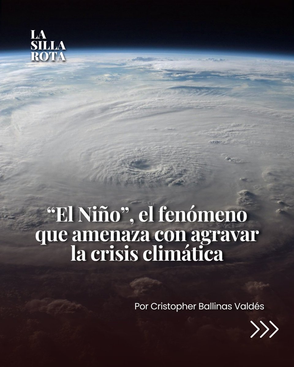 lasillarota's tweet photo. ☀️⛈️ Aunque el #FrenteFrío aún se mantiene, en las próximas horas llegará una #OladeCalor que elevará las temperaturas en casi todo el país durante cuatro días. 🥵

Pero, ¿qué tiene que ver el fenómeno de El Niño con estas olas de calor? 🤔 Te lo explicamos en el siguiente carrusel. 👇

Información de Cristopher Ballinas (@crisballinas)