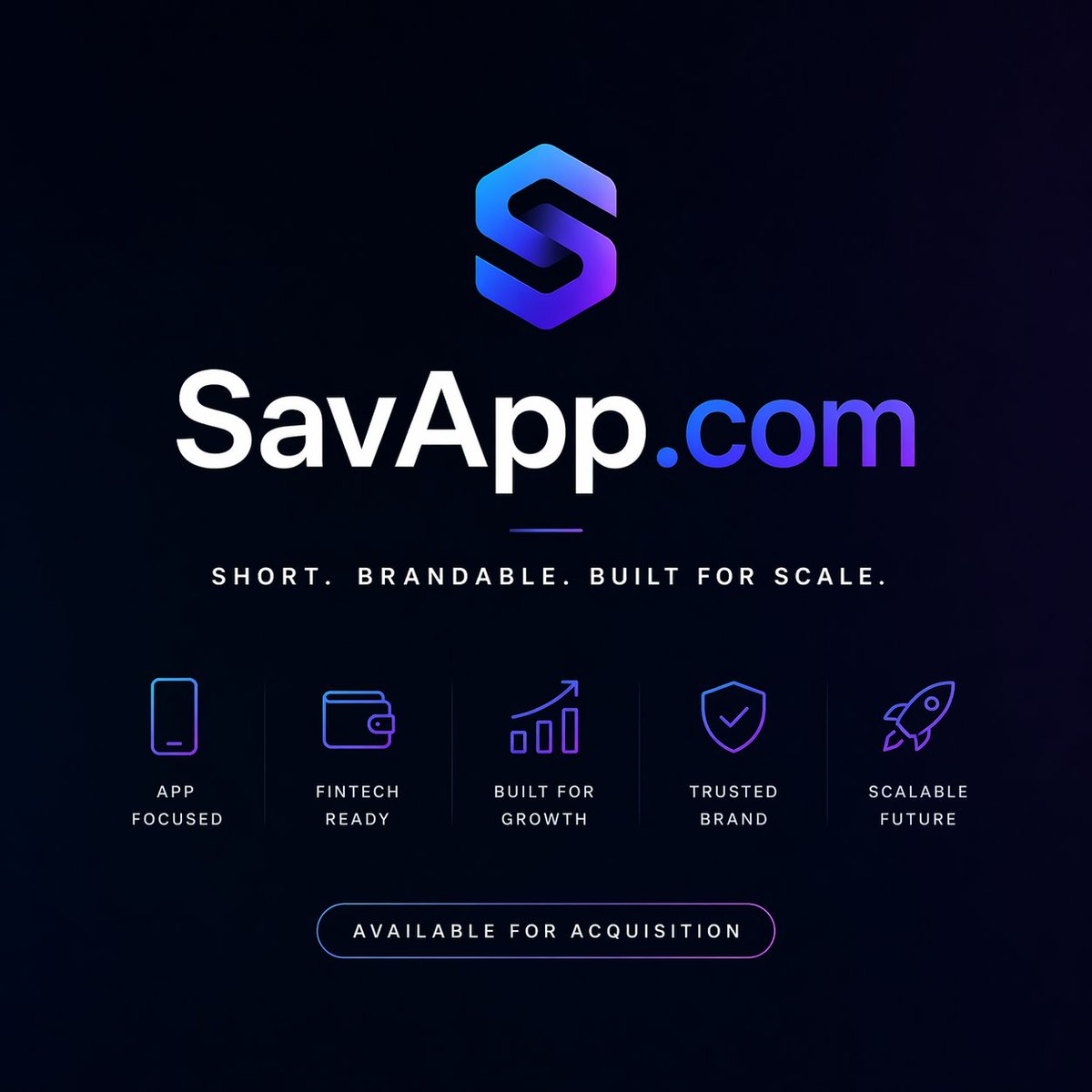 MH2025_Official's tweet image. Who builds the next big app on SavApp.com?
Short app domains are in demand.
 - available for now.

#Startup #SaaS #AI #Fintech #Apps #Branding #Investors