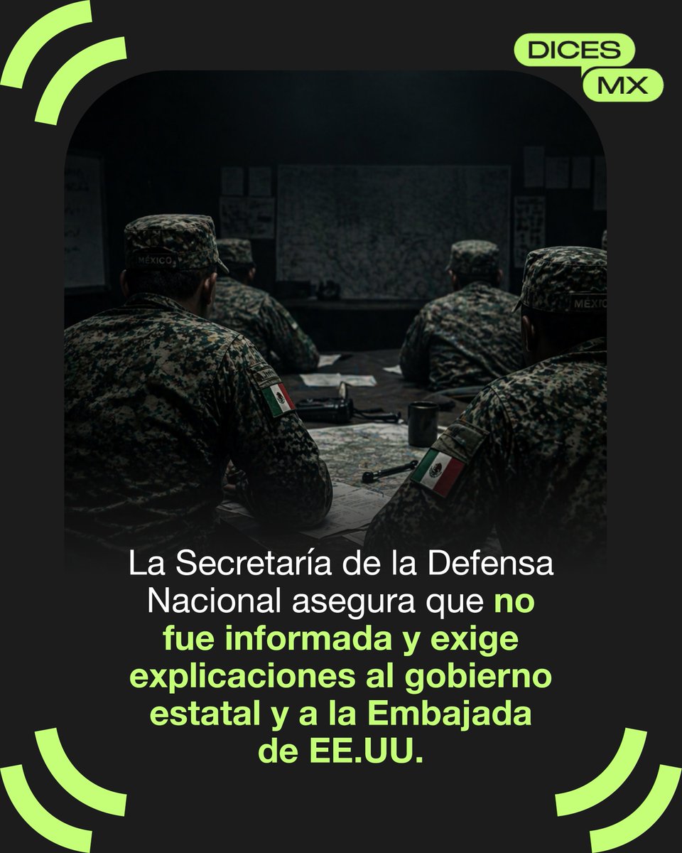 dicesmx's tweet image. 🚔🕵️‍♂️ La posible participación de agentes extranjeros en operativos dentro de México abre un debate sobre soberanía, seguridad y coordinación entre gobiernos.

💬¿Debe permitirse la intervención de agentes extranjeros en México? Y tú, ¿qué #DICES?

#México #Seguridad #CIA