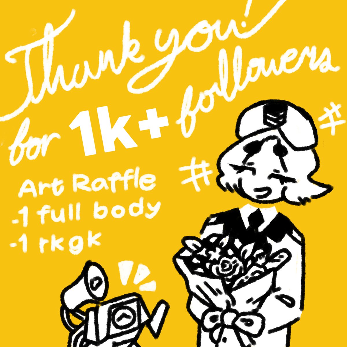 MichilinStuff's tweet photo. ✦︎1k+ art raffle!✦︎

Like | Follow | RT
✨1 winner gets a full body work
✨1 winner gets an rkgk

Ends on May 9 https://t.co/F2ZwNOzy0D