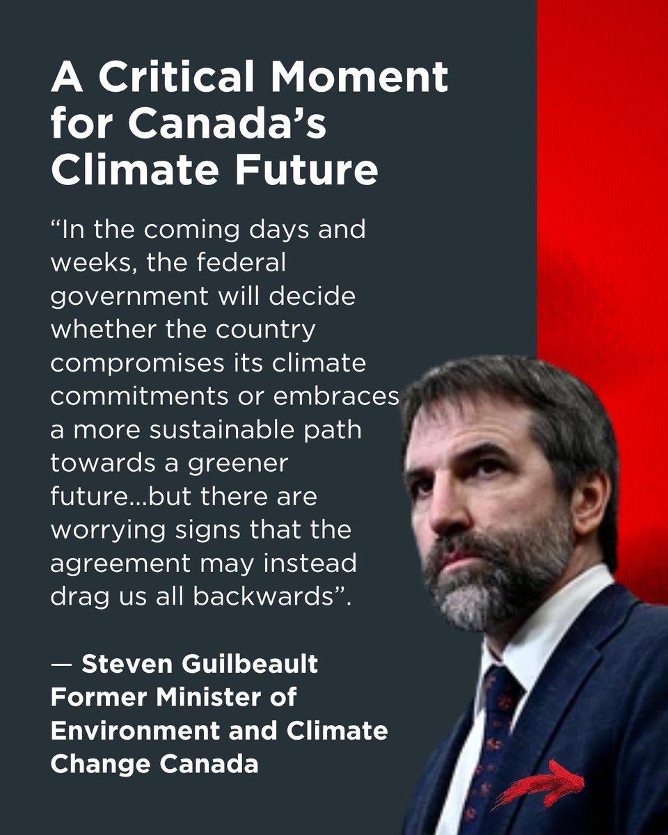 envirodefence's tweet photo. In his Toronto Star op-ed today 📰, MP Steven Guilbeault raises serious concerns about the Canada Alberta agreement ⚠️ and the risk of weakening key climate protections 🌍. This deal could move Canada in the wrong direction at a critical moment ⏳. https://t.co/tdQSo3Zt2R