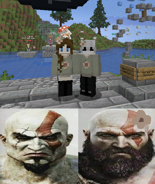 RealOiiink's tweet photo. Born to be the god of war, forced to be sunshine and rainbows. https://t.co/i0f2b5bdJ5