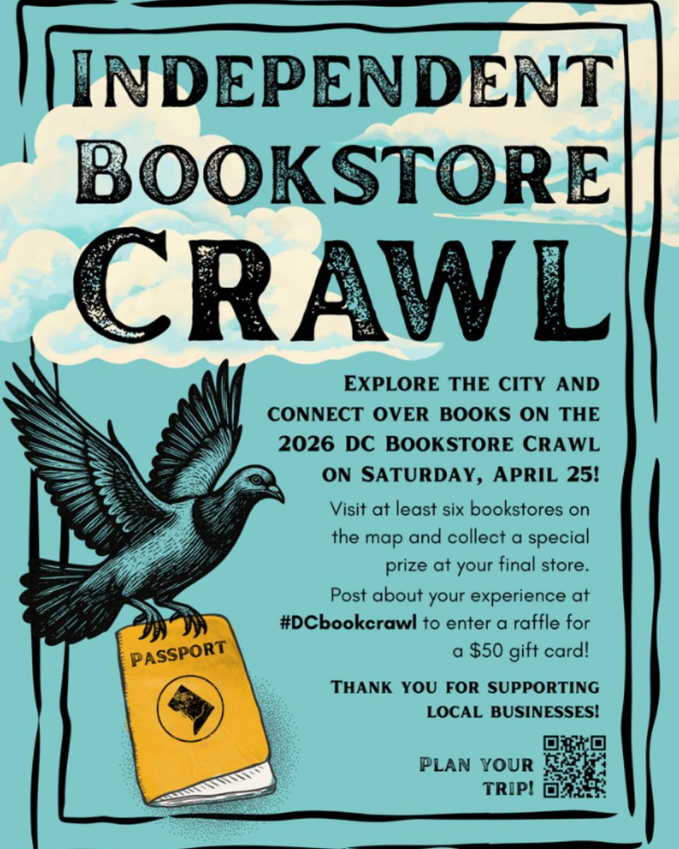 busboysandpoets's tweet image. We’re back, Booklovers! 📚 Indie Bookstore Day is April 25—join us at Busboys and Poets for the #DCBookstoreCrawl or stop by anytime.
Thanks for supporting indie bookstores! #IndieBookstoreDay #shopindie