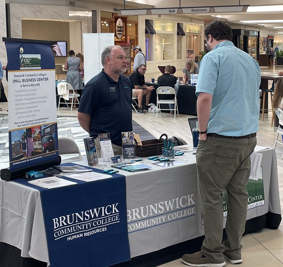 WWAY's tweet image. WWAY is at Independence Mall for our Job Fair today until 6 PM. Stop by and speak with representatives from companies and organizations across the Cape Fear. #jobfair