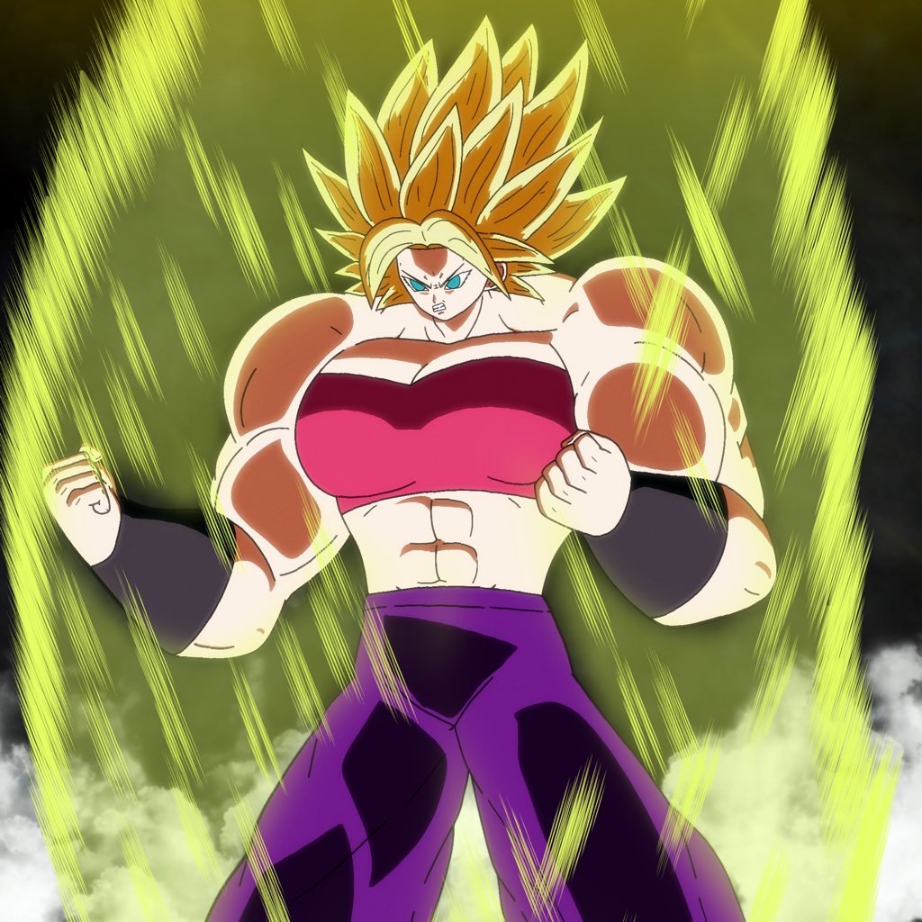 Vaulter297's tweet photo. With all the excitement with the remakes, I cannot allow erasure of Super Caulifla. If they remake the ToP, I feel she may not reappear. https://t.co/DTIV0idAst