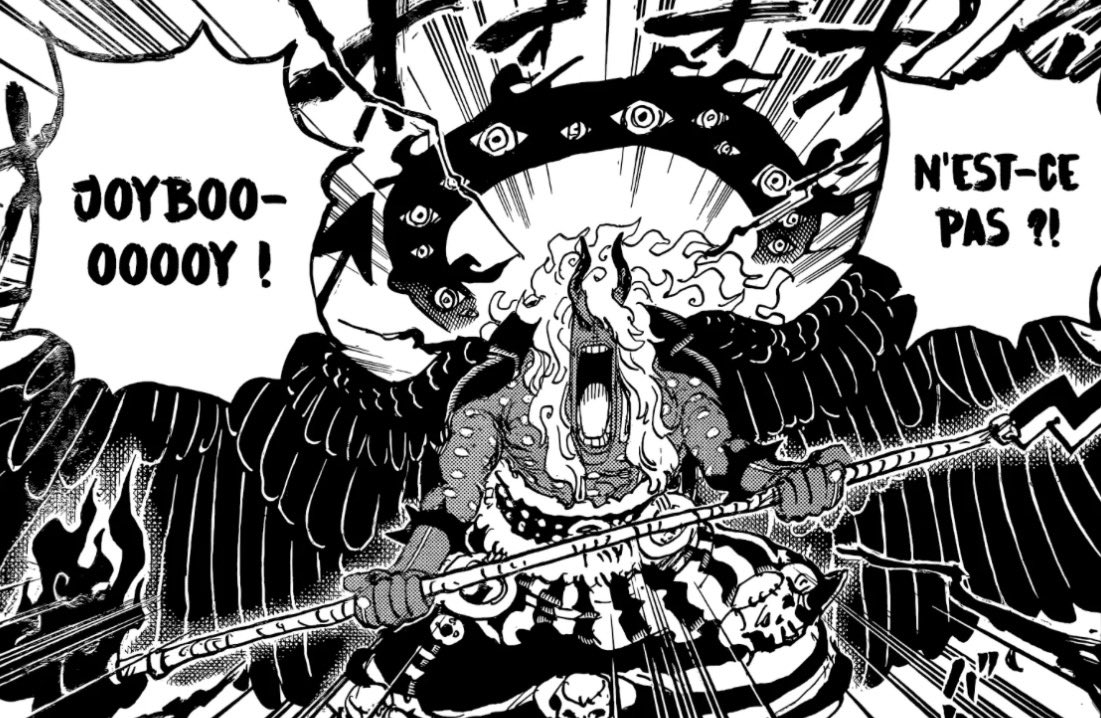 Oda qui s’est retenu pendant 2 chapitres parce qu’il s’empêchait de faire une tête ridicule à Imu… le 3e aura été fatal, il pouvait plus se contenir mddrrrr

#ONEPIECE1181