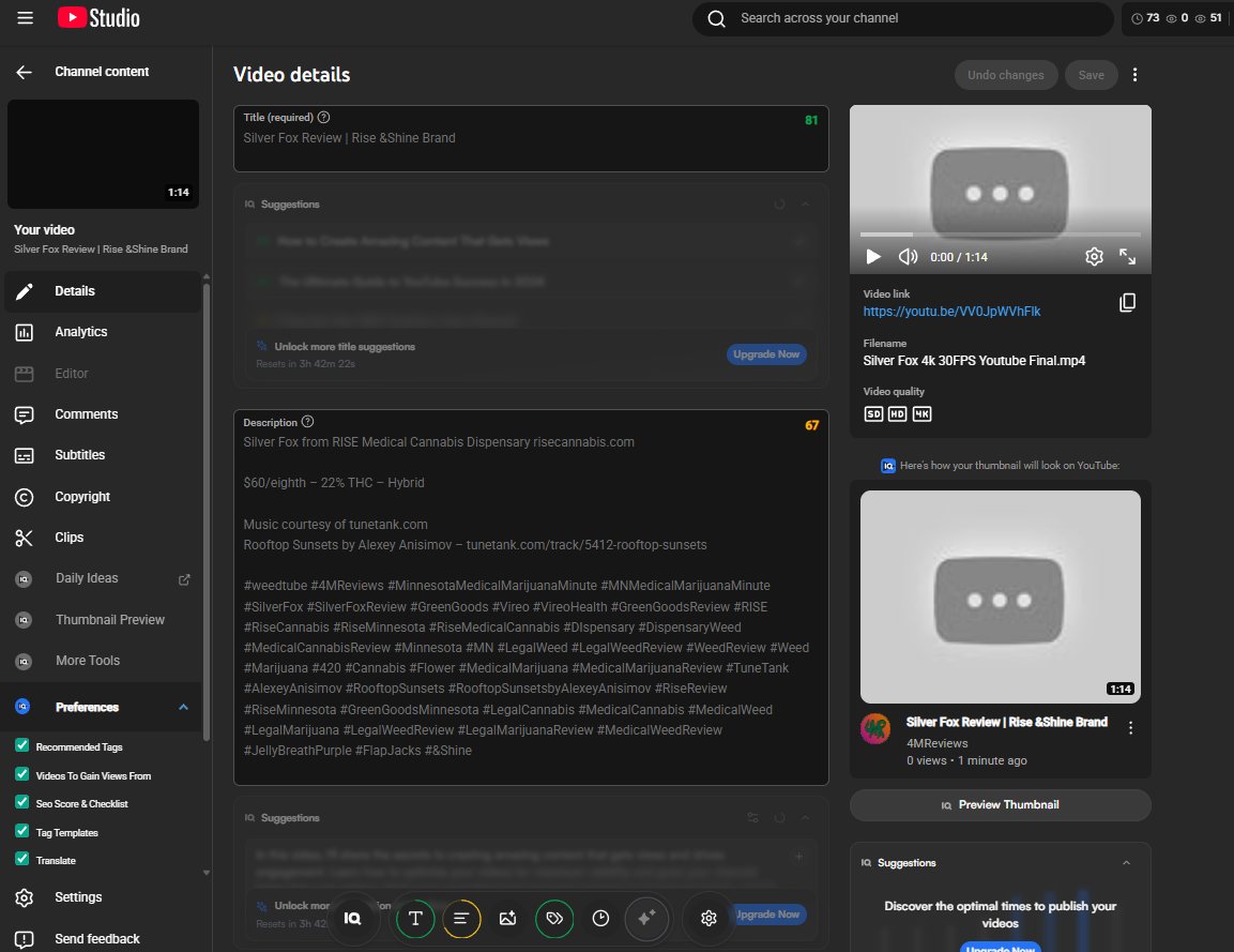4MReviews's tweet photo. @TeamYouTube I need to talk to a human at Youtube.

I am not yet in the partner program, nor will I ever be, if your robo review system keeps restricting and removing my films.

I am a Documentary Filmmaker. I do NOT and will NEVER sell unregulated goods. Please advise! https://t.co/nAHScSbWZB